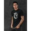 thumbnail image 2 of Mermaid Playing Harp Icon T-Shirt Men -Image by Shutterstock, Male Medium, 2 of 4
