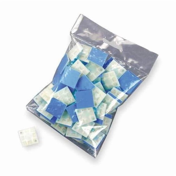 Ty-Rap Cable Tie Mount, Nylon 6/6, Natural, 100 PK MPNY-1000-9-C