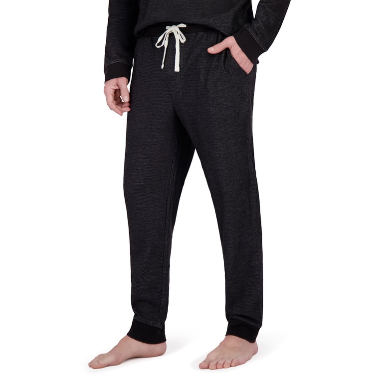 Hanes Men's Raschel Thermal Henley Pajama Set photo 8