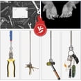 thumbnail image 4 of Herramienta de imán retráctil Herramienta de recogida magnética de 20 lb Herramienta de varita de imán retráctil de 30 pulgadas para cumpleaños de hombres Día del padre y Navidad (azul y negro Zhivalor WMZL-1592, 4 of 4