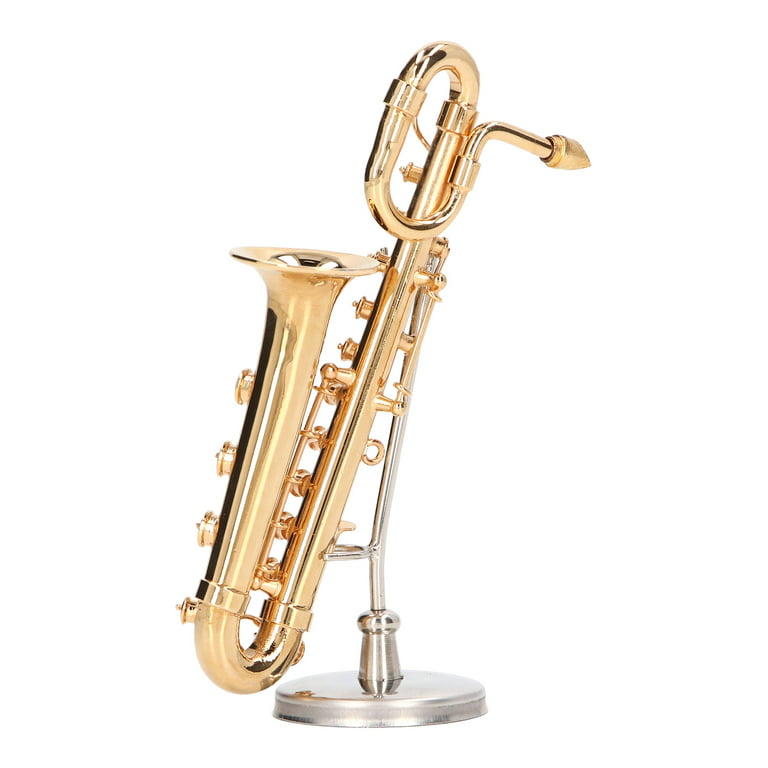Miniature Saxophone, Mini Saxophone Model Brass Portable Vivid