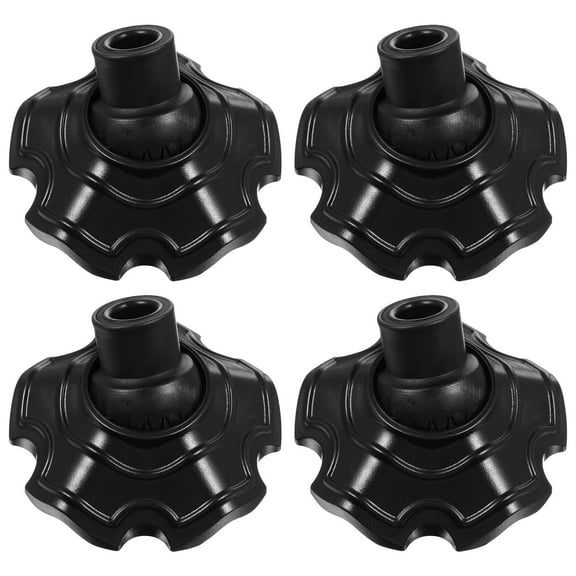 Greenadscape 4Pcs Non-slip Plastic Camping Chair Feet Covers for Camping Table and Stool Protection