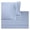 Blue, variant on California King Size Sheets, Blue, 100% Cotton Sheets, Deep Pocket, Cool Cotton Sateen, Smooth Solid Pattern Weaved Bed Sheets