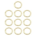 thumbnail image 3 of tredstone 10 Pieces Spring Rings Round Carabiner 3/4inch O Rings for Bags Purse Gold, 3 of 7