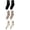 Black 1PCS & White 1PCS & Khaki 1PCS, variant on KKBOTIVE Women's Ankle Socks, Cute Cow Print Athletic Sock Cozy Soft Crew Neck Socks 2Pc