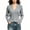 Gray deep v neck fitted sweater women a1, variant on Women's Slim Fit Knit Pullover Deep V Neck Short Length Solid Color Sweater Casual Trendy Fall Winter Outfit, Gray L