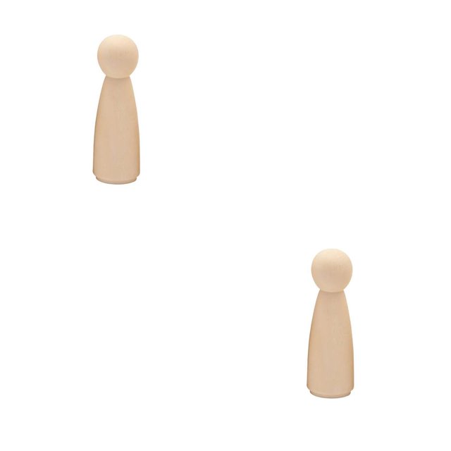 Naiovety Muñeca Peg, adorno de escritorio, estatua pequeña, decoraciones para el hogar, decoración para el hogar, tamaño compacto, colgante 90MM/Niña 2piezas