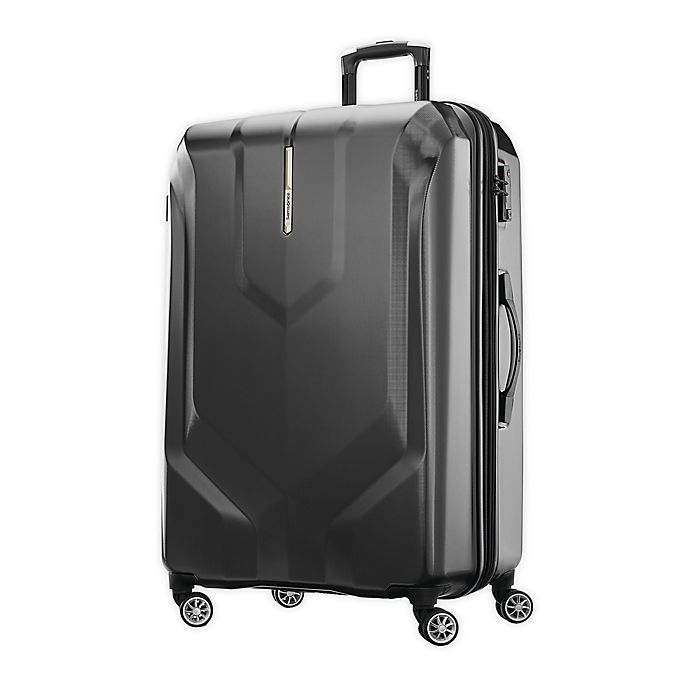 Samsonite Opto PC 2 29Inch Hardside Spinner Checked Luggage in Black