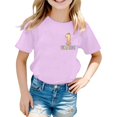 thumbnail image 4 of WhouRiu Girls Back To School T Shirts Short Sleeve Crew Neck Cartoon Graphic Tees Kids Comfortable Cute Casual Tshirt,3-4 Years, 4 of 8