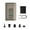 Khaki, variant on MAGIDEAL Portable Air Pump for Inflatables Electric Air Pump for Beach Swimming Rings Black