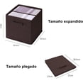thumbnail image 4 of Juego de 10 Cubos de Almacenamiento,Cubos de Tela Plegables para Estantes de Armarios,Cubos de Almacenaje de Organización Duradera, 10.5'' x 11'' x 10.5'',Aplicable a múltiples escenarios,Multicolor, 4 of 4