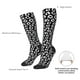 thumbnail image 4 of Fotbe Black Leopard Calcetas Divertidas Estampadas para Hombre y Mujer, Calcetas de Algodón hasta la Rodilla para Caminar, Correr, Enfermería y Embarazo, 4 of 6