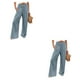 thumbnail image 4 of Pantalones Minnieouse Primavera Verano Mujer Azul Marino Largos Sueltos XXL 2piezas, 4 of 6