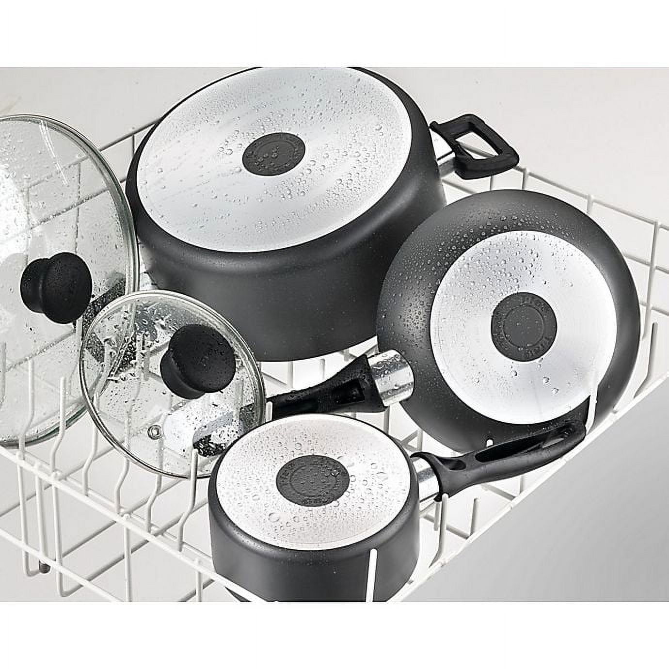 Tefal Pure Cook Non-Stick 12-Piece Aluminum Cookware Set - Black (B145SCBI)  for sale online