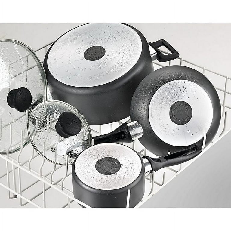 T-Fal Endurance 12-Piece Aluminum Non-Stick Cookware Set, Black