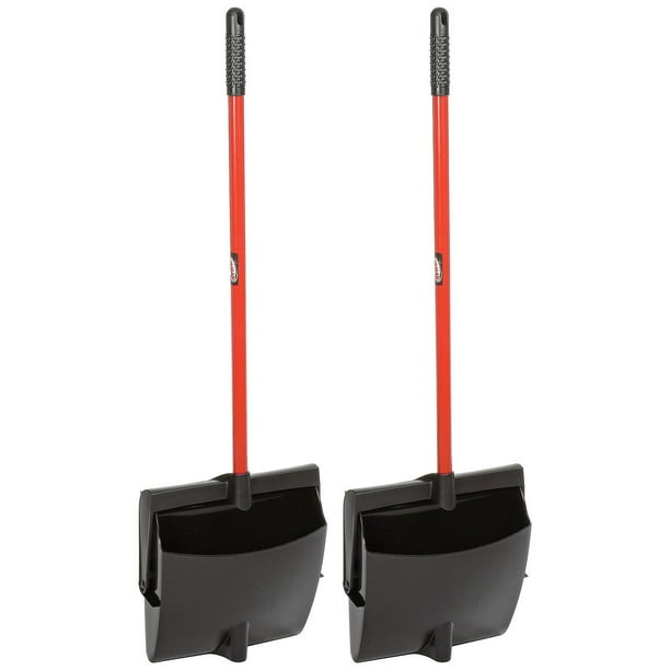 Libman Commercial 918 Lobby Dust Pan Open Lid, Lot of 2