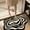 Black_Hot#1851, variant on Luxury Microfiber Bathroom Rug Mat Non-Slip TPR Backing, Absorbent & Machine Washable Soft Carpet for Bath, Bedroom, Vanity, Pet, 40x60cm (Black)