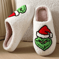 thumbnail image 6 of BERANMEY Christmas Slippers for Womens Plush Warm Cute Slippers Womens Mens Fuzzy House Slippers Christmas Gifts For Girls Women Girlfriend, 6 of 11