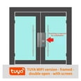thumbnail image 2 of Door Lock, Tuya WIIF Smart Door Lock Finrprint Password Card NFC APP Key Unlock Electronic Lock Feless Fe S Push Sliding Door ,Easy to Install, 2 of 7