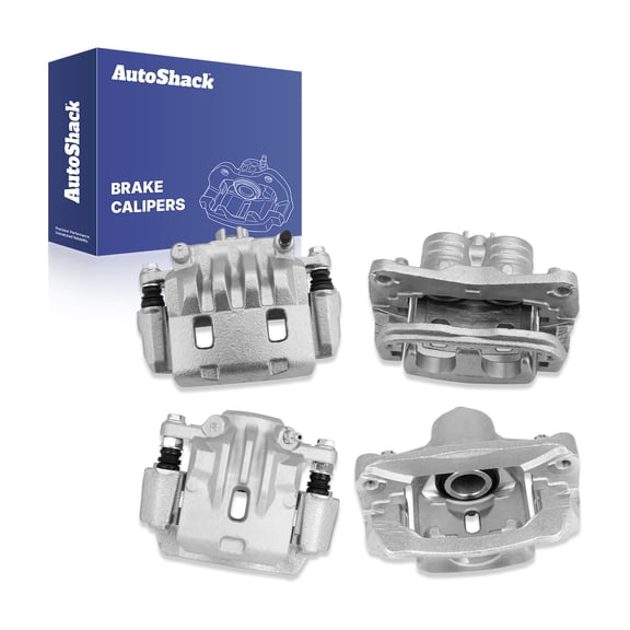 AutoShack Front & Rear Brake Calipers Replacement for 2010-2014 Subaru Outback 2010-2014 Subaru Legacy 4-PC Set
