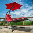 thumbnail image 6 of The Vivere Original Dream Chair™ with Polyester Cushion and Umbrella- Cherry Red, 6 of 6