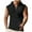 Black, variant on Men's Hoodies Pullover 3X Summer Fashion Thin Casual Hooded Solid Color Sleeveless Blous