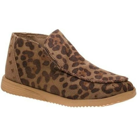 

QUIETTCEX Womens Walk-5 Slip-on Sneaker (Leopard Print 6)