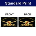 thumbnail image 5 of 2nd Squadron, 107th Cavalry Regiment 38th Infantry Division US Army Flag 3x5Feet Outdoor Indoor Decoration Flag with Brass Grommets, 5 of 5
