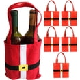 thumbnail image 1 of Navidad Santa Pantalones Estilo Bolsas Bolsas De Regalo Bolsa De Vino Tinto Bolsas De Dulces De Navidad Decoraciones Para Árboles De Navidad 6 Unids Cateissary HA038274-00, 1 of 6