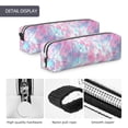 thumbnail image 4 of Haiem Tie Dye Print Leather Pencil Case Art Supplies Case Zipper Pencil Pouch Stationery Storage Pencil Bag, 4 of 7