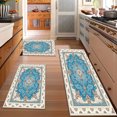 thumbnail image 2 of Farmhouse Kitchen Rugs Set 3 Piece, Boho Kitchen Mats for Floor, Non-Slip Kitchen Rug Waterproof Mats for Kitchen, Runner Rugs for Hallway Laundry Holiday Sink Decor, 2 of 12