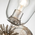 thumbnail image 3 of Lucas McKearn Staring 1 Light Sconce in Silver Leaf, 3 of 4