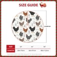 thumbnail image 2 of Sikiie Retro Rooster Nativity Christmas Tree Skirt, Jesus Christian Winter Holiday Tree Mat Decoration(30-48IN)30", 2 of 6