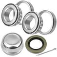 thumbnail image 3 of JADODE Trailer Axle Hub Bearings Kits L44643 L44610 with 12192TB Grease Seals, Dust Cover and Cotter Pin Trailer Wheel Hub Bearing Kits Set of 2, 3 of 8