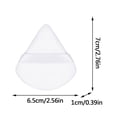 thumbnail image 3 of Triangular Velvet Powder Puff, 1 Piece, Pizza Powder, Mini Face Makeup Sponge, Cosmetic, Washable, Lightweight, Makeup Tool, 3 of 8
