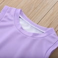 thumbnail image 4 of WEIYLL Tshirts Shirts for Girls Summer Athletic Solid Color Tank Split Curved Hem Sleeveless Gym Yoga Running Kids Clothing, 4 of 6