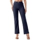 thumbnail image 1 of Pantalones casuales de mujer con pernera recta - Cintura elástica con bolsillos con botones - Poliéster y spandex - Versátiles para el trabajo y el ocio - Tallas S-XXL, 1 of 6