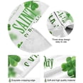 thumbnail image 2 of Coolnut St. Patrick's Day Shamrock Christmas Tree Skirt Tree Skirt for Holiday Party Home Christmas Day Ornaments48", 2 of 6