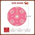 thumbnail image 4 of Kll Cartoon Pigs And Hearts Christmas Tree Skirt 36",Party Decorations Farmhouse For Christmas Decorations Holiday Party, 4 of 8