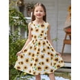 thumbnail image 3 of Arshiner Toddler Girls Dress Sets Cute A-Line Tank Dress with Pockets and Long Sleeve Shrugs, 3 of 6