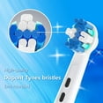 thumbnail image 3 of Replacement Toothbrush Heads Compatible with Braun Oral B Electric Toothbrushes, Replacement Brush Head Refill,for Vitality Triumph and Pro Series - 8pcs, 3 of 5