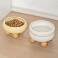thumbnail image 3 of Lohuatrd Elevated Raised Food Bowls Prevent Vomiting Neck Protection Large Capacity Wide Opening Puppy Cat Food Bowl, 3 of 8