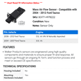 thumbnail image 2 of Mass Air Flow Sensor - Compatible with 2004 - 2012 Ford Taurus 2005 2006 2007 2008 2009 2010 2011, 2 of 2