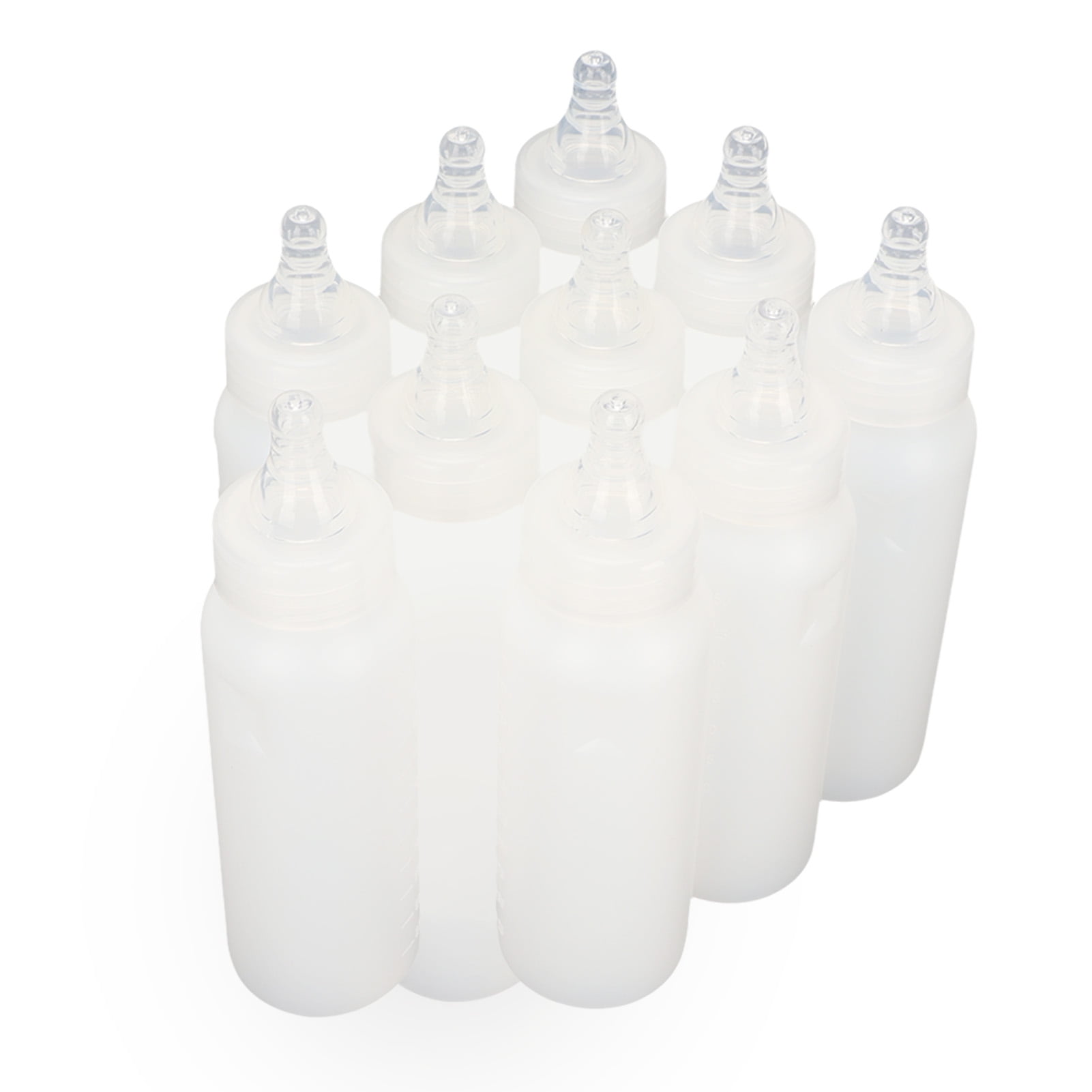 Small Animal , Time Saving Pet Milk Bottle Silicone Nipple Clear Scale