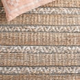 thumbnail image 6 of SAFAVIEH Natural Fiber Jack Striped Area Rug, Olive/Natural, 5' x 8', 6 of 8