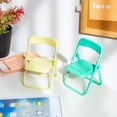 thumbnail image 3 of Walbest Mini Chair Shape Mobile Phone Stand Holder, Universal Portable Cute Chair Desktop Cell Phone Lazy Bracket for Watching TV/Live, 3 of 7