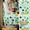 thumbnail image 5 of Football and Volleyball Lightgreen Pattern Round Tablecloth 70"x70", Wrinkle Resistant Wipeable Table Cover for Kitchen Dining Room Picnic Patio and Party, 5 of 6