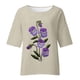 thumbnail image 4 of Fiudx Ofertas Flash Artículos En Oferta Blusa Holgada con Estampado de Manga 3/4 para Mujer, Estilo Informal, con Estampado de Alzheimers, 4 of 4
