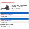 thumbnail image 2 of Turn Signal Switch - Compatible with 1994, 1996 Jeep Cherokee, 2 of 2