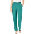 thumbnail image 1 of Woman Within Women's Plus Size Tall  Woven Pant Pant, 1 of 5